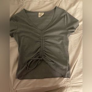 Scrunchable crop top